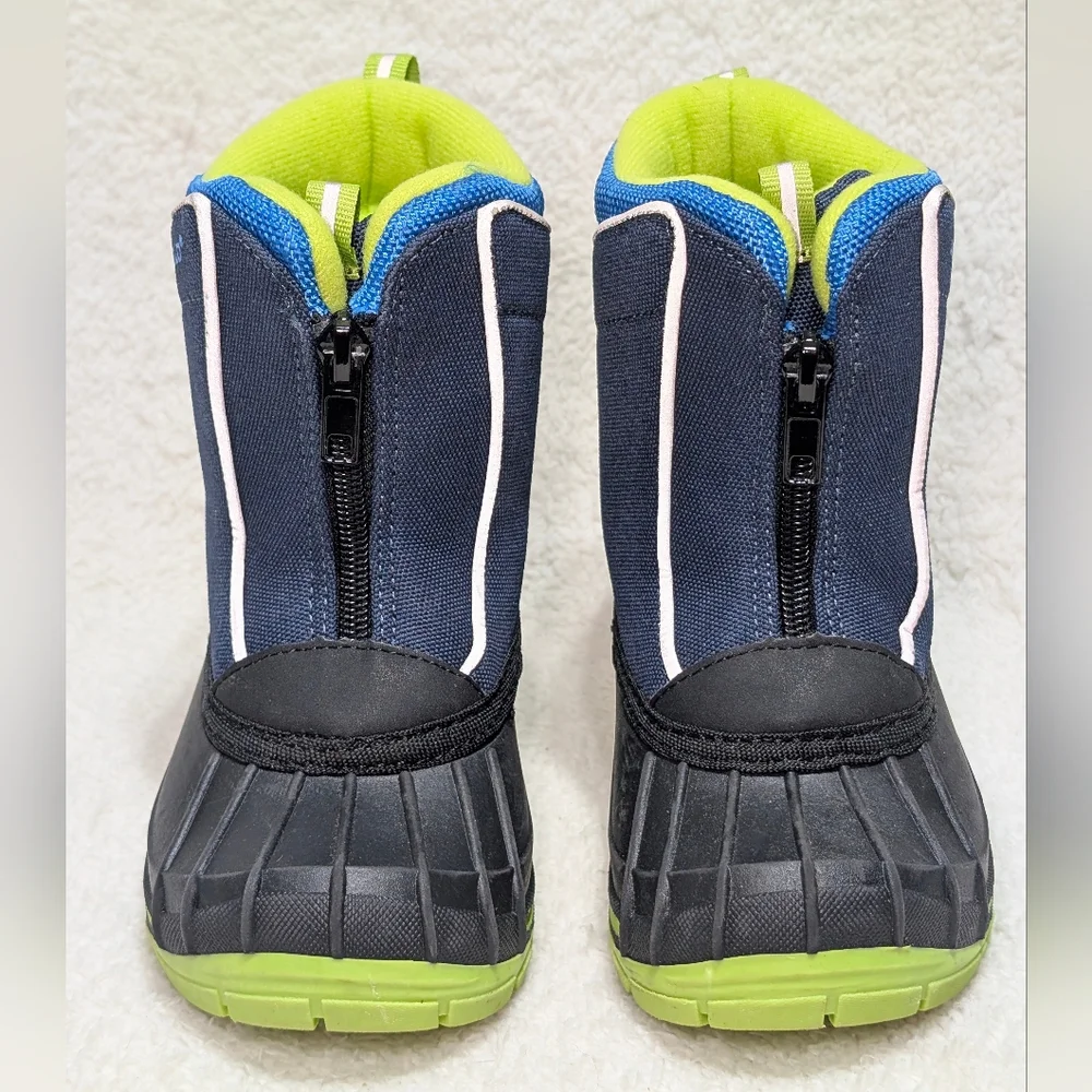 Arctic Shield Boys Waterproof Insulated Blue Green Snow Boots Little Boys Size 6